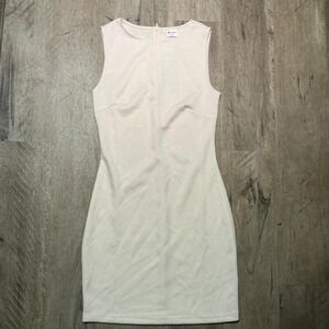 Wiholl cream bodycon dress Size XS